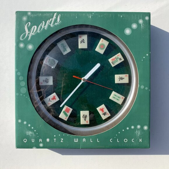 Mahjong Quartz Wall Clock - Picture 1 of 3